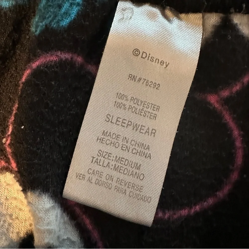 Disney Mickey and Minnie Mouse Soft Pajama Sleep Pants, Medium - Picture 5 of 5